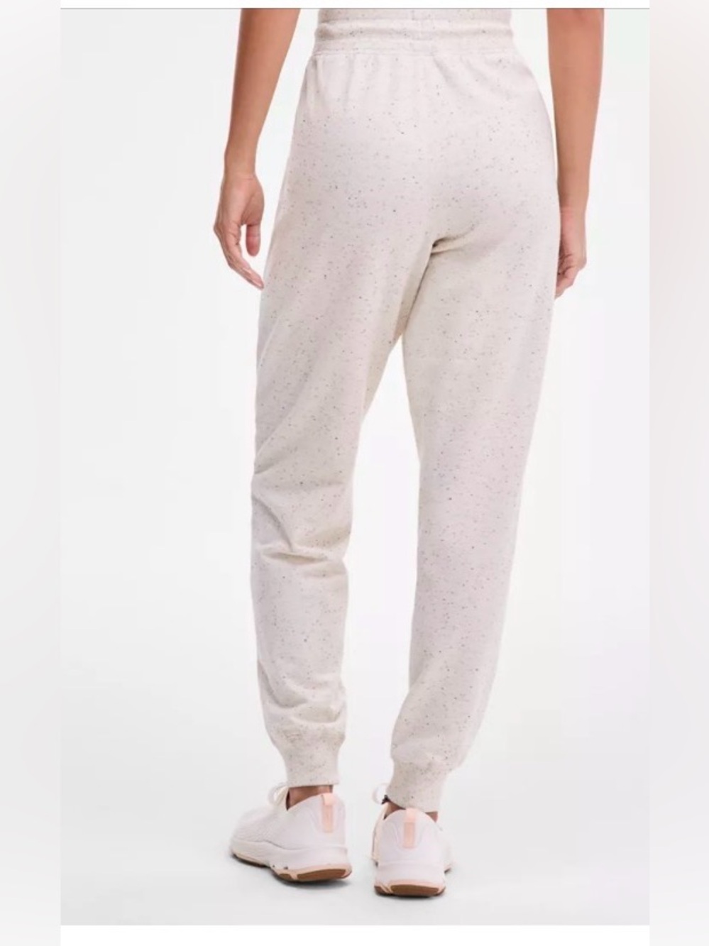 Ideology Speckled Cream Drawstring Joggers - Picture 2 of 9